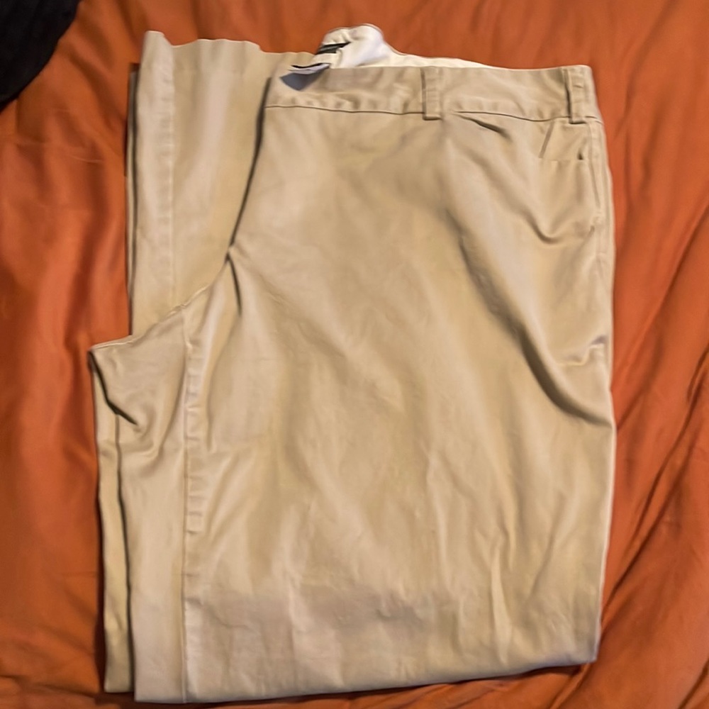 2/$15 Land’s End khaki Straight Leg Pants